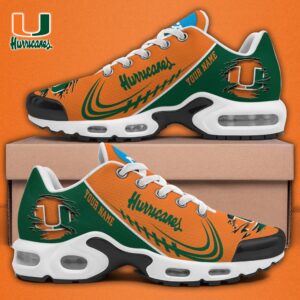 Miami Hurricanes Shoes 2025 Version Custom Name
