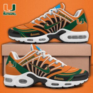 Miami Hurricanes Shoes 2025 Version Custom Name