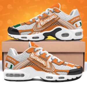 Miami Hurricanes Shoes Custom Your Name, Sport Shoes
