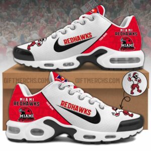 Miami Redhawks Shoes 2025 Version Custom Name, Shoes For Sport Fan, Sport Gifts Ph270