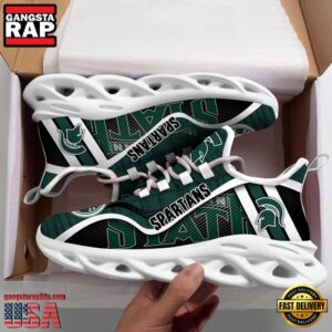 Michigan State Spartans NCAA Clunky Air Max Shoes Air Cushion Sneakers