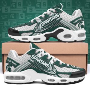 Michigan State Spartans Shoes Custom Your Name, Sport Shoes
