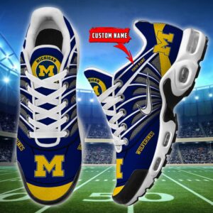 Michigan Wolverines Air Max Plus Shoes - Limited