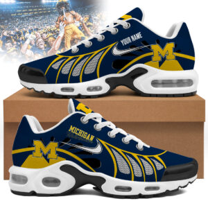 Michigan Wolverines Personalized Air Max Shoes