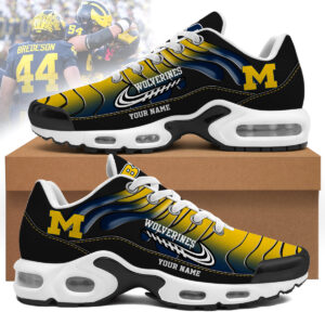 Michigan Wolverines Personalized Air Max Shoes