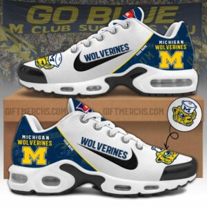 Michigan Wolverines Shoes 2025 Version Custom Name, Shoes For Sport Fan, Sport Gifts Ph270