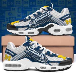 Michigan Wolverines Shoes Custom Your Name, Sport Shoes
