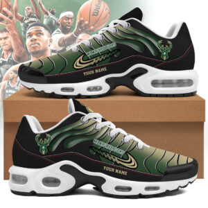 Milwaukee Bucks Personalized Air Max Shoes