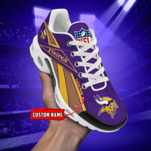 Minnesota Vikings Custom Name Air Max Shoes Air Cushion Sneakers