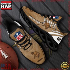 National Football League Minnesota Vikings Air Max Shoes Air Cushion Sneakers