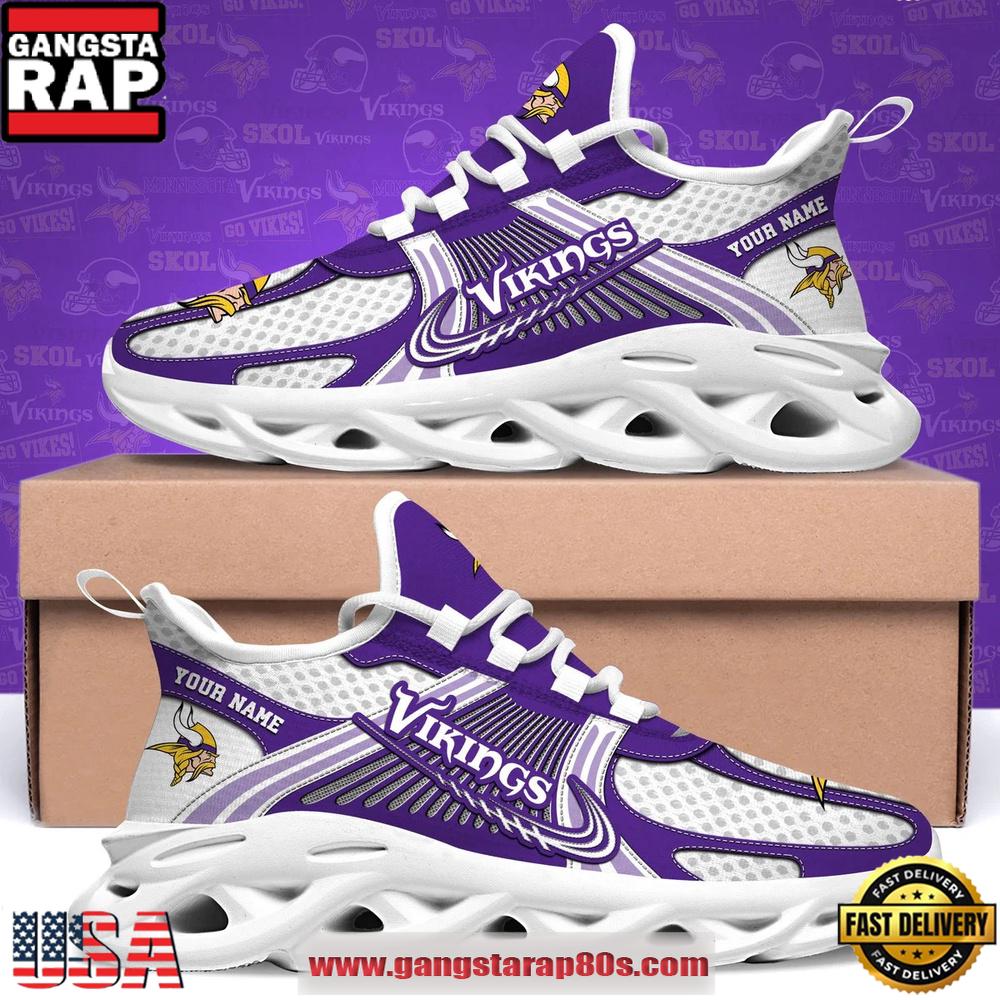 Minnesota Vikings Personalized Clunky Sneaker Max Soul Shoes 1 Minnesota Vikings Personalized Clunky Sneaker Max Soul Shoes