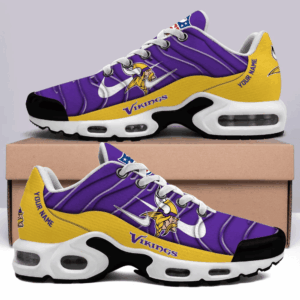 Minnesota Vikings Personalized Name Team Mix Colors V4 Shoes Air Cushion Sneakers
