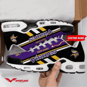 Minnesota Vikings Personalized Shoes Air Cushion Sneakers Dttns