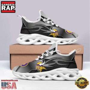 National Football League Minnesota Vikings Team Air Max Shoes Air Cushion Sneakers