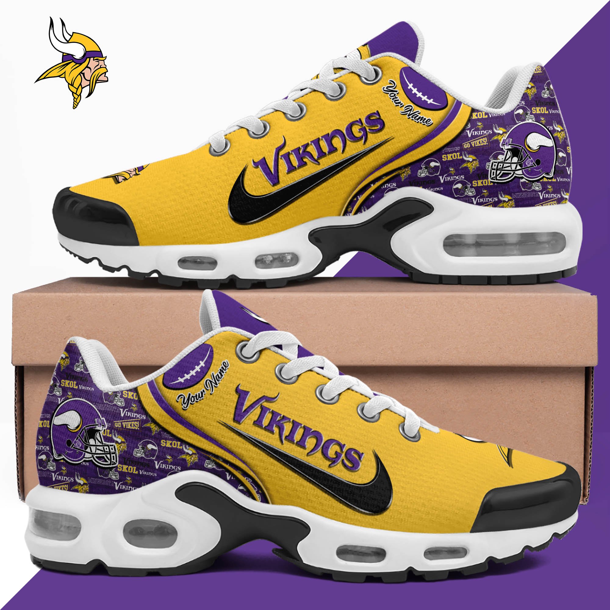 Minnesota Vikings Shoes 2025 Version Custom Your Name 499 1 Minnesota Vikings Shoes 2025 Version Custom Your Name 499