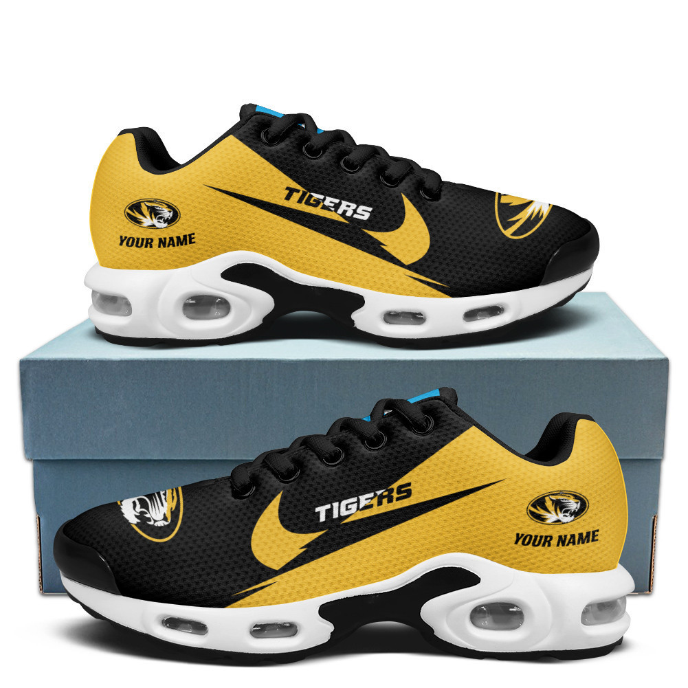 Missouri Tigers Personalized Name Team Logo Wings Of God Pattern Shoes Air Cushion Sneakers 1 Missouri Tigers Personalized Name Team Logo Wings Of God Pattern Shoes Air Cushion Sneakers