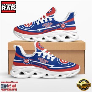 Major League Baseball Chicago Cubs Are Coming Curves Air Max Shoes Air Cushion Sneakers
