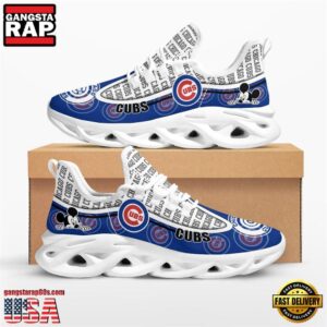 Major League Baseball Chicago Cubs Mickey Mouse Air Max Shoes Air Cushion Sneakers