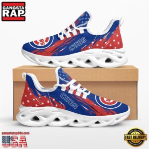 Major League Baseball Chicago Cubs Stars and Stripes M Soul Shoes Running Sneakers