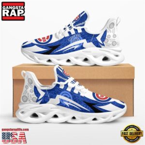 Major League Baseball Chicago Cubs Symbol Geometric Pattern Air Max Shoes Air Cushion Sneakers