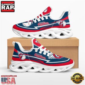 Major League Baseball Cleveland Guardians Are Coming Curves Air Max Shoes Air Cushion Sneakers