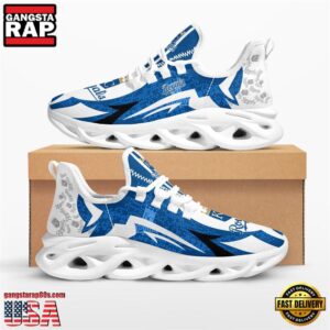 Major League Baseball Kansas City Royals Symbol Geometric Pattern Air Max Shoes Air Cushion Sneakers