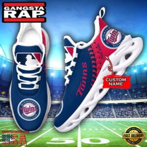 Major League Baseball Minnesota Twins Unique Design Custom Name Air Max Shoes Air Cushion Sneakers