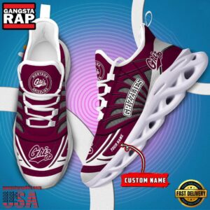 NCAA Montana Grizzlies Custom Name Air Max Shoes Air Cushion Sneakers