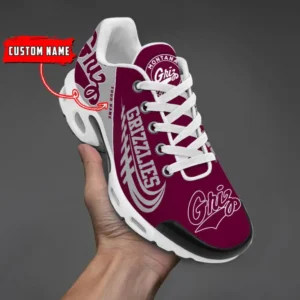 Montana Grizzlies Personalized Name Team Mix Colors Sport Team Air Max Shoes Air Cushion Sneakers 506bp-8198