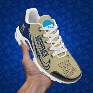 Navy Midshipmen Shoes Custom Your Name 514