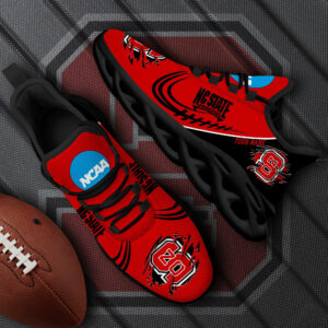 Nc State Wolfpack Black Max Soul Shoes 2025 Versions Custom Name 016