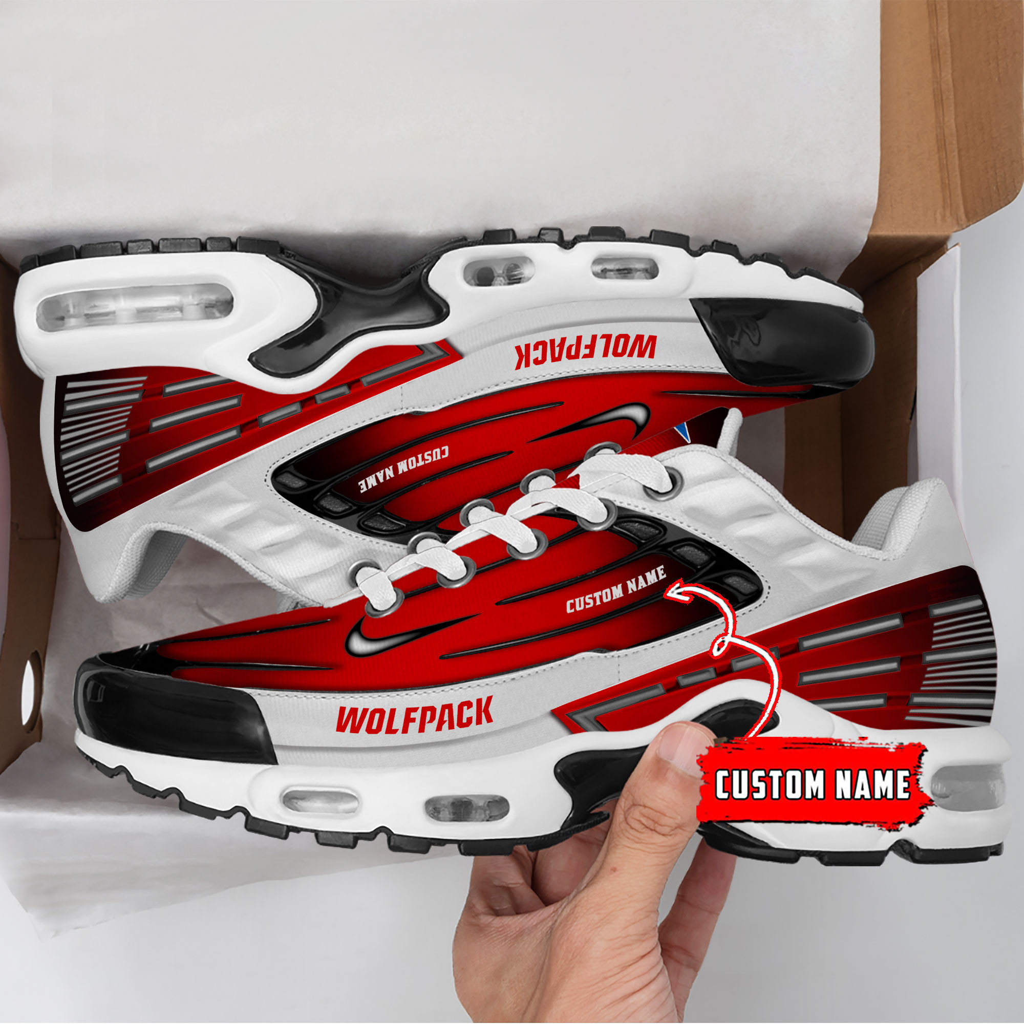 Nc State Wolfpack Air Max Plus Shoes Sneakers For Men And Women 1 Nc State Wolfpack Air Max Plus Shoes Sneakers For Men And Women