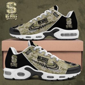 Nc State Wolfpack Shoes 2025 Version Custom Name, Camouflage Shoes, Gifts For Football Lovers