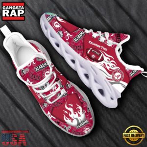 NCAA Alabama Crimson Tide Air Max Shoes Air Cushion Sneakers
