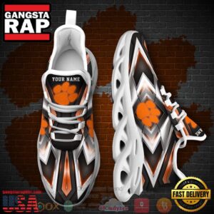 NCAA Clemson Tigers Football Team Custom Name Clunky Unique Air Max Shoes Air Cushion Sneakers