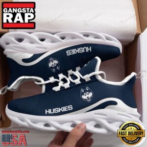 NCAA Connecticut Huskies Unique Air Max Shoes Air Cushion Sneakers