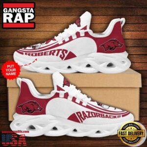 NCAA Custom Name Arkansas Razorbacks Sneaker Unique Air Max Shoes Air Cushion Sneakers
