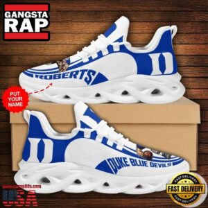 NCAA Custom Name Duke Blue Devils Sneaker Unique Air Max Shoes Air Cushion Sneakers