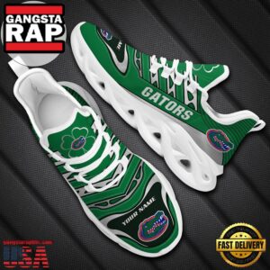 NCAA Custom Name Florida Gators Saint Patrick'S Day Unique Air Max Shoes Air Cushion Sneakers