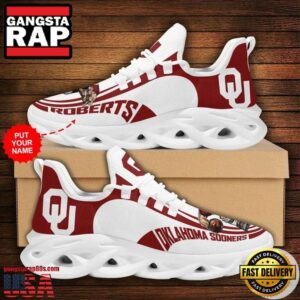 NCAA Custom Name Oklahoma Sooners Sneaker Unique Air Max Shoes Air Cushion Sneakers