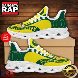 NCAA Custom Name Oregon Ducks Sneaker Unique Air Max Shoes Air Cushion Sneakers