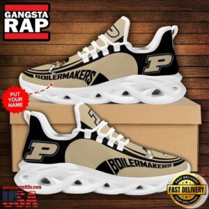 NCAA Custom Name Purdue Boilermakers Sneaker Unique Air Max Shoes Air Cushion Sneakers