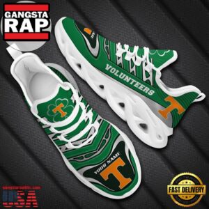 NCAA Custom Name Tennessee Volunteers Saint Patrick'S Day Unique Air Max Shoes Air Cushion Sneakers