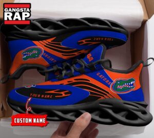 NCAA Florida Gators Sport Logo Team Custom Name Air Max Shoes Air Cushion Sneakers