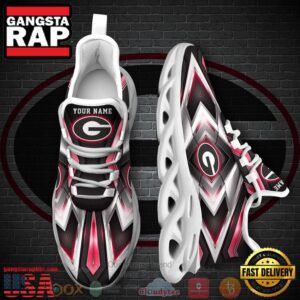 NCAA Georgia Bulldogs Football Team Custom Name Clunky Unique Air Max Shoes Air Cushion Sneakers
