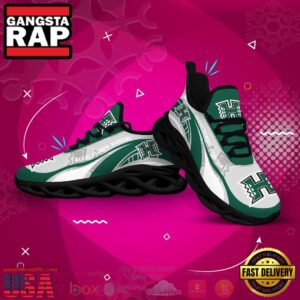 NCAA Hawaii Rainbow Warriors Football Clunky Unique Air Max Shoes Air Cushion Sneakers