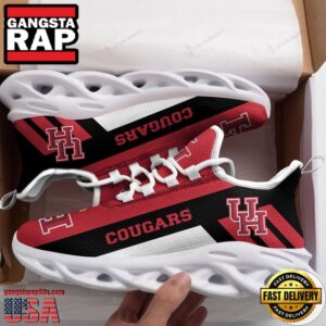 NCAA Houston Cougars Unique Air Max Shoes Air Cushion Sneakers