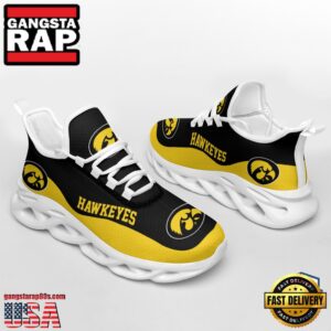 NCAA Iowa Hawkeyes Unique Air Max Shoes Air Cushion Sneakers