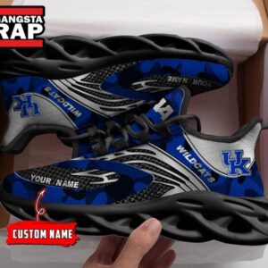 NCAA Kentucky Wildcats Sport Logo Team Custom Name Air Max Shoes Air Cushion Sneakers