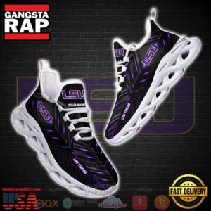 NCAA Lsu Tigers Custom Name Clunky Unique Air Max Shoes Air Cushion Sneakers